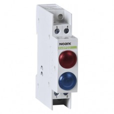 Модульний індикатор, 12V AC/DC, 1 червона LED and 1 синя LED