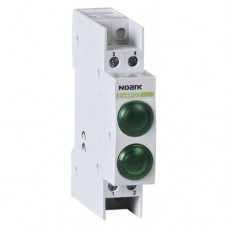 Модульний індикатор, 12V AC/DC, 2 зелена LED