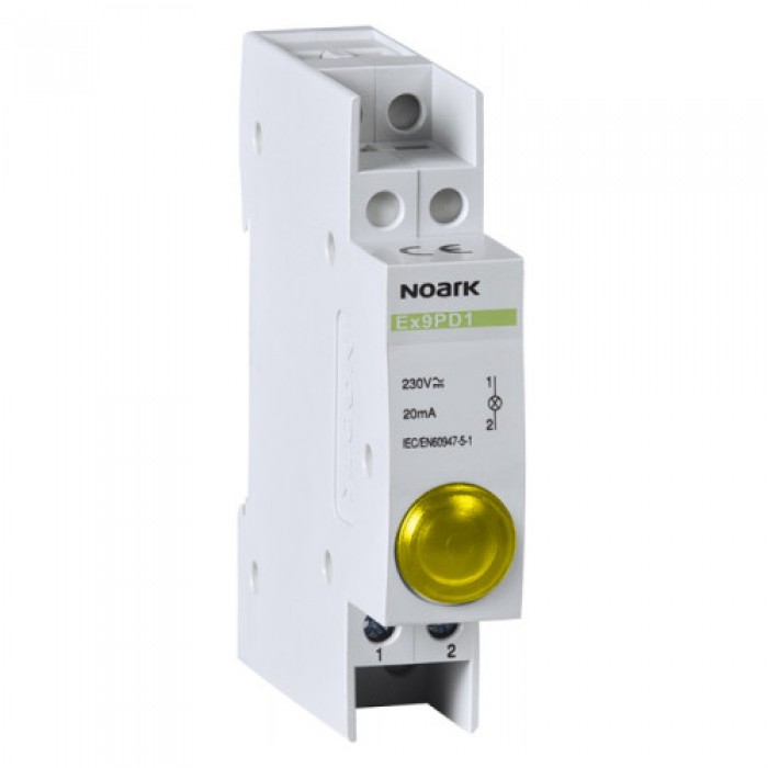 Модульний індикатор, 230V AC/DC, 1 жовта LED