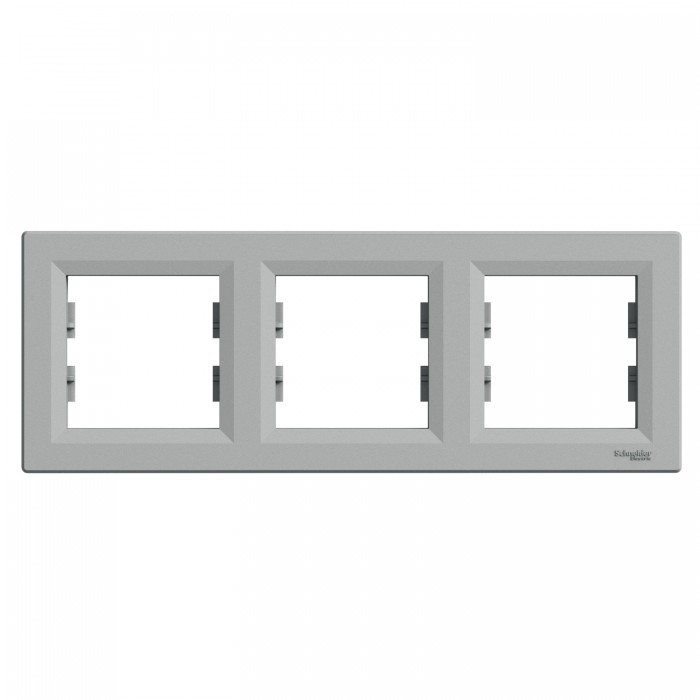 РАМКА ТРИМІСНА, ГОРИЗ-НА, А ASFORA АЛЮМ., Schneider серія ASFORA