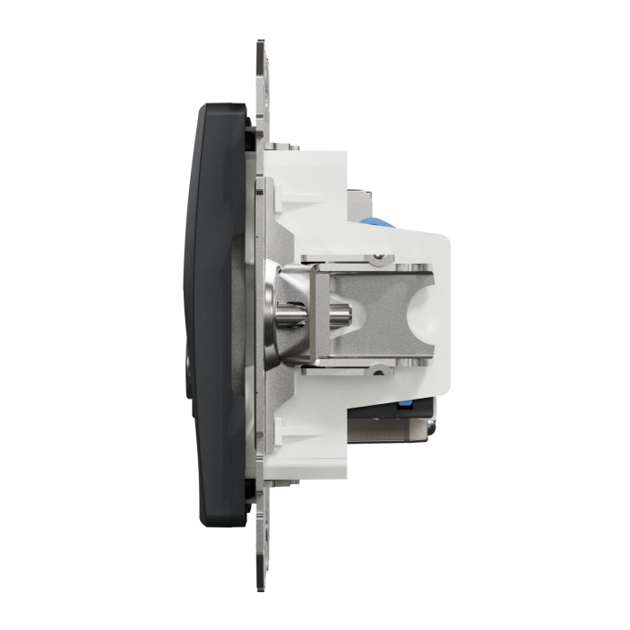 RJ45 CAT6 UTP -TV інд Чорн Sedna Design, Чорний, Sedna Design & Elements