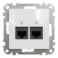 Роз подв RJ45 CAT5E UTP Біл Sedna Design, Білий, Sedna Design & Elements