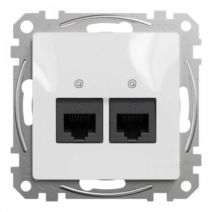 Роз подв RJ45 CAT5E UTP Біл Sedna Design, Білий, Sedna Design & Elements Роз подв RJ45 CAT5E UTP Біл Sedna Design, Білий, Sedna Design & Elements